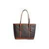 MK Jet Set Travel Monograma Color Block Logo Grande Bolsa Tote de Couro Feminina tote Marrom 35T0GTVT3V-200