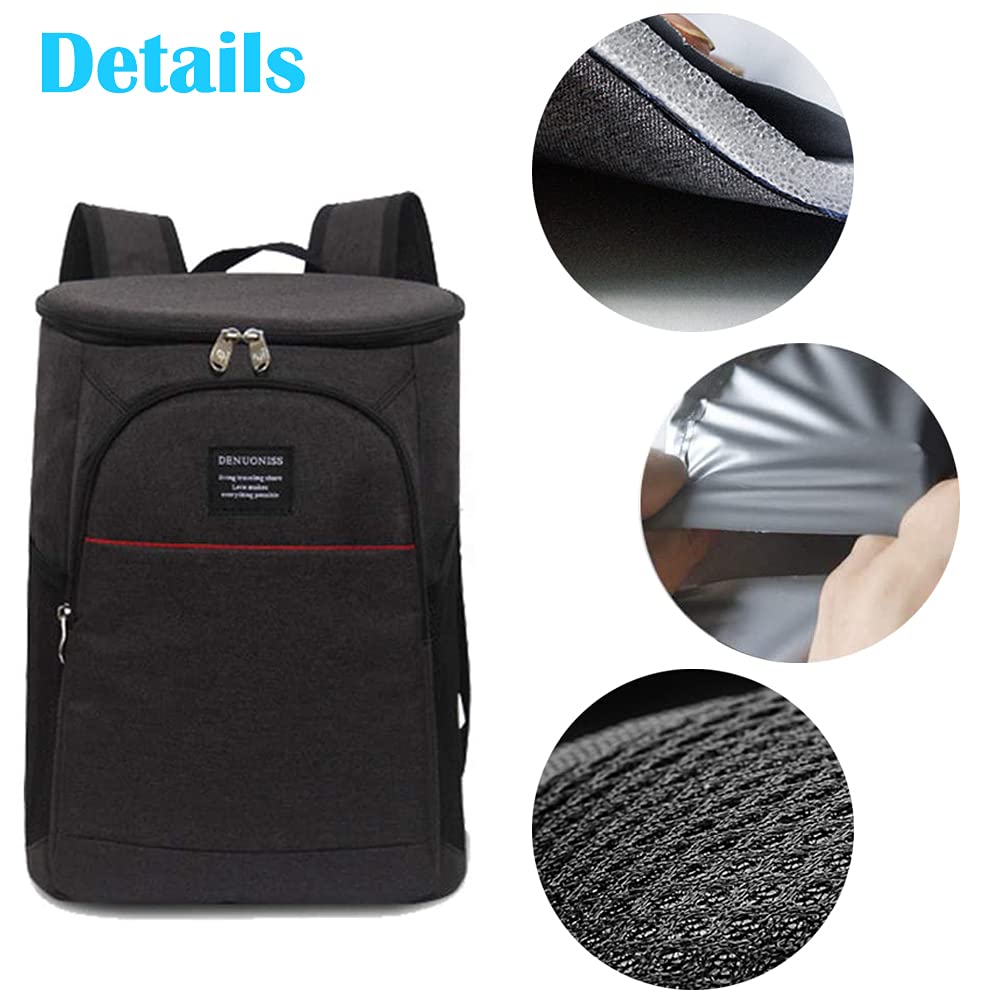 Foldable Cooler Box, Large Capacity 25L, Soft, Long-Lasting Cold or Hot Storage, Handheld or Shoulder Strap, Washable, Waterproof, Can Hold Ice