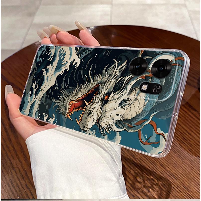 Cute Funny Graffiti Cat Pattern Phone Case For Honor Play 60A 5G / Honor X6d 5G Transparent TPUck Shockproof Soft Casing