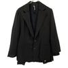 Ground Y Black GA-J02-500 CREPE De CHINE Double Jacket Jacket 1 blackUsed