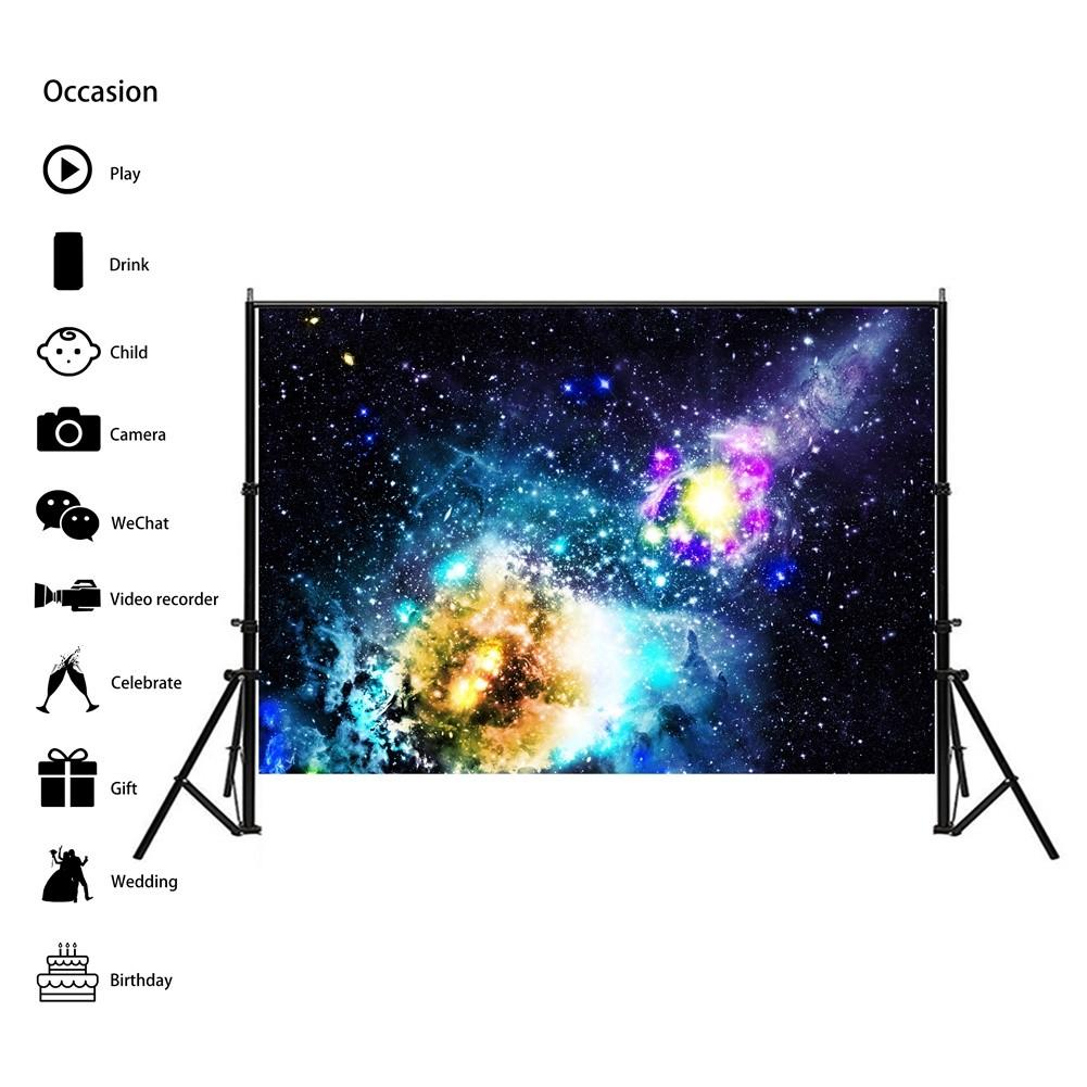 Custom Wall Cloth Vintage Starry Sky Scenery Mural Wallpaper Bedroom Living Room Restaurant Backdrop Decor Wallpaper