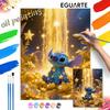 Stitch Oil Painting Hand Painting Art Kit Coloring Painting Handmade Diy Home Decoration Gift