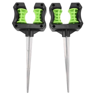 2pcs Garden Hose Guide Spike ABS Stable Lightweight Lawn Hose Support Stake for Water Pipe Agricultural Irrigation