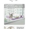 Ultra-Soft Cat Window Hammock Bed - Cozy Cloud-Like Perch for Feline Naptime - Securely Mounted, Perfect Space-Saving