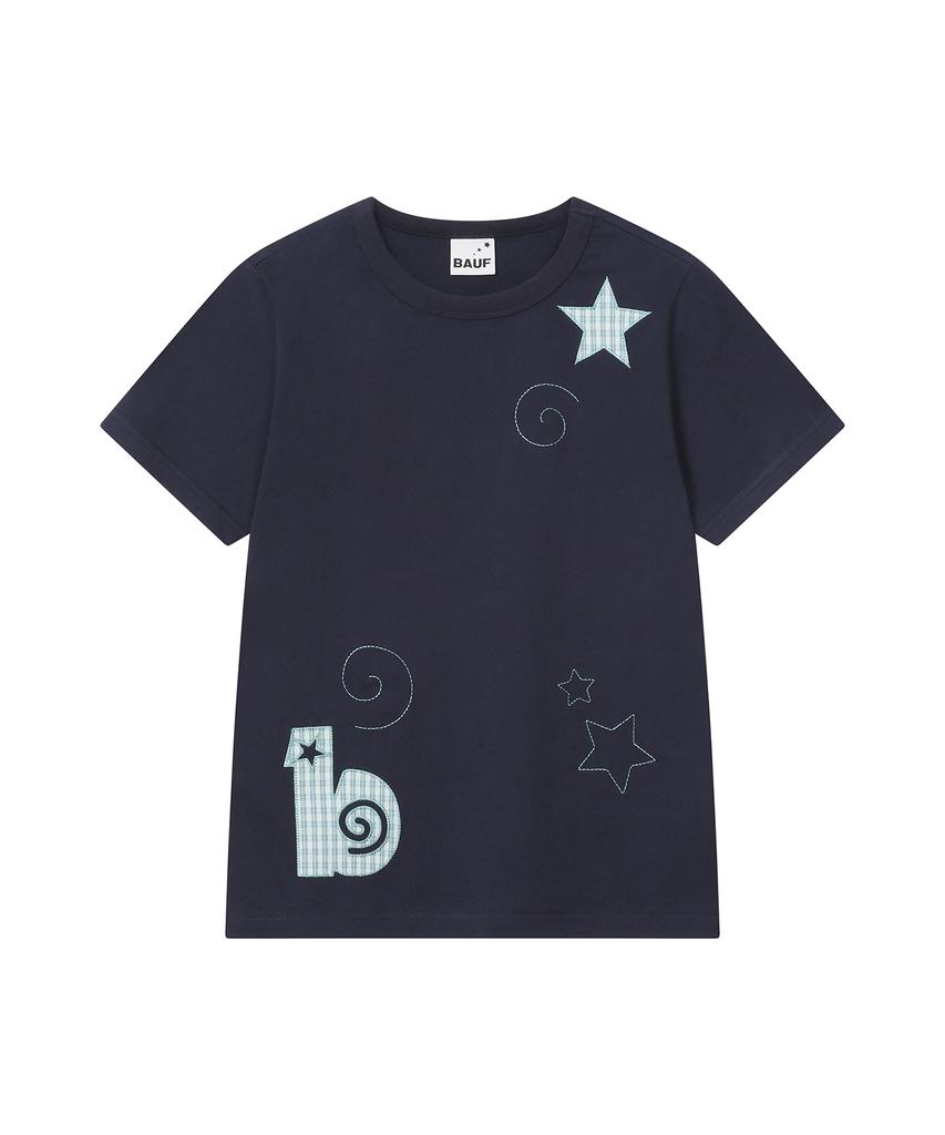 BAUF B Star Slim Fit T-Shirt [Navy]