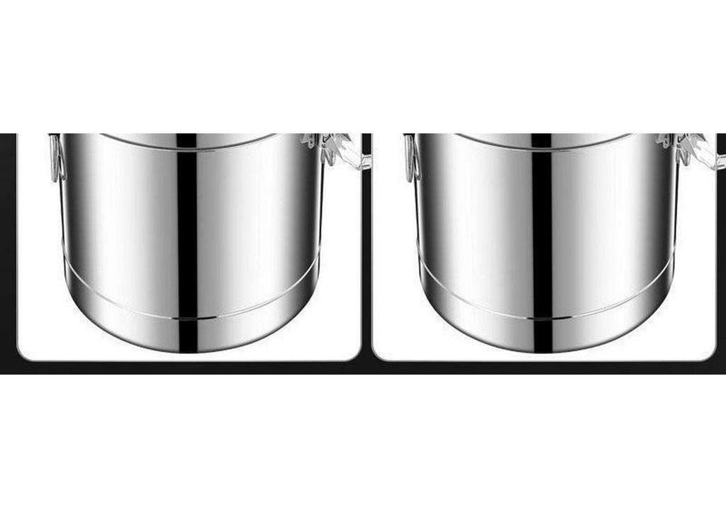 Three-Layer Stainless Steel Insulated Lunch & Tea Bucket with Faucet