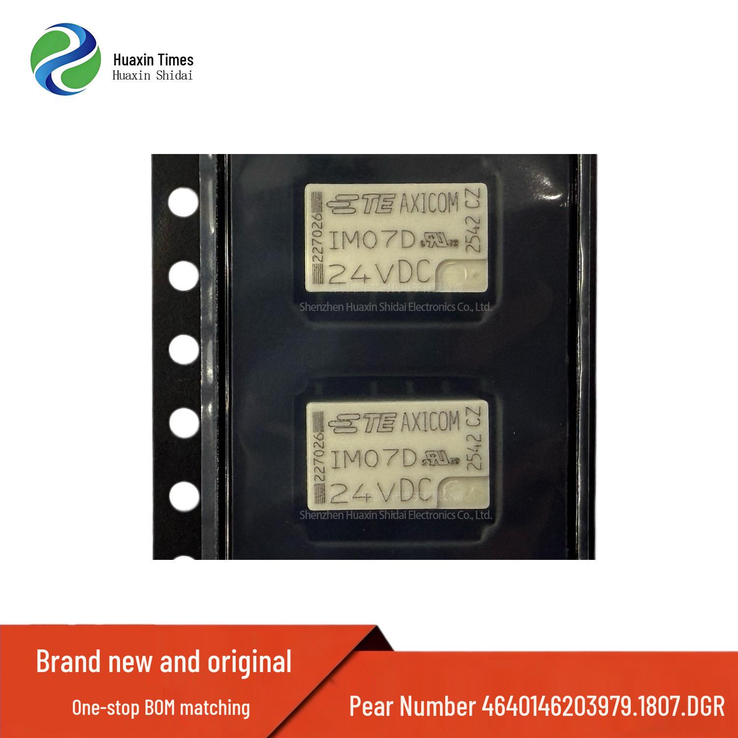

Signal Relay IM07DGR SMD 24V 5A 3-1462039-7 - In Stock