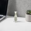 3D Printed Huibiti Dog Figurine, Simulated Sitting Dog Shape Model, Delicate Hair Texture, One-Piece Molding, Mini Desktop Ornament Gift for Dog