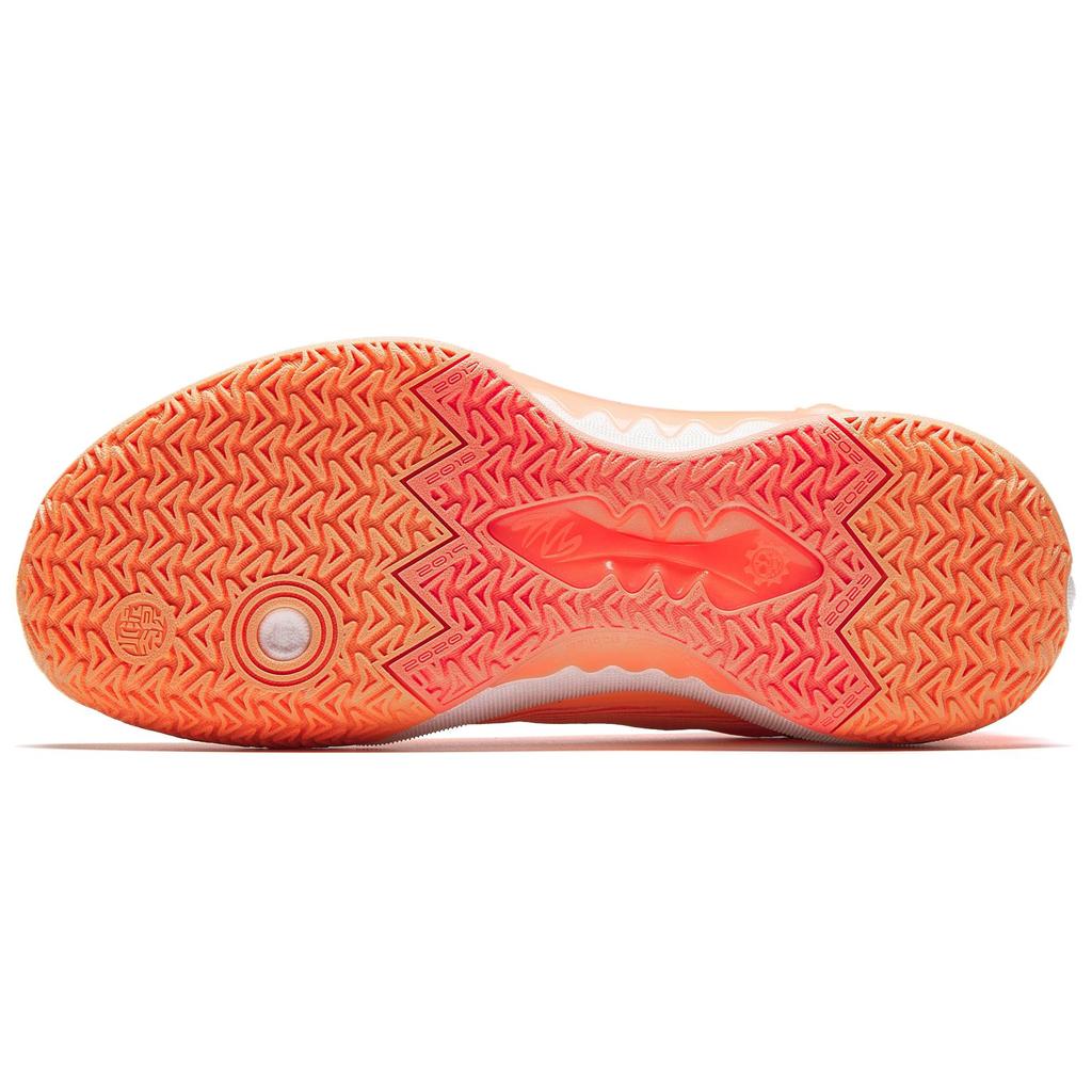 Anta Crazy Tide 5 Team V2 Sun Nitrogen Technology Cement King Shock Absorption Wear Resistant Low Top Basketball Shoes Men Sneaker Orange 912431106S-2