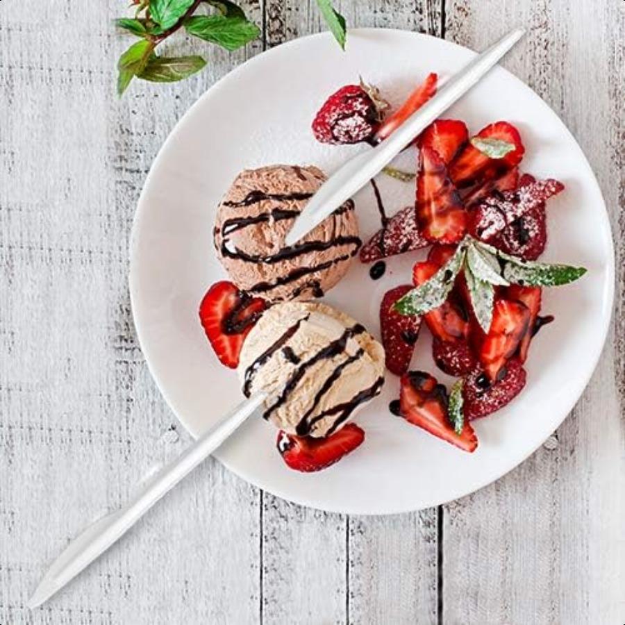 

[1000 штук] Пластиковые белые ножи Практичные одноразовые столовые приборы Отлично подходят для дома, офиса, школы, вечеринки, пикников, ресторана, еды на вынос Fa United States