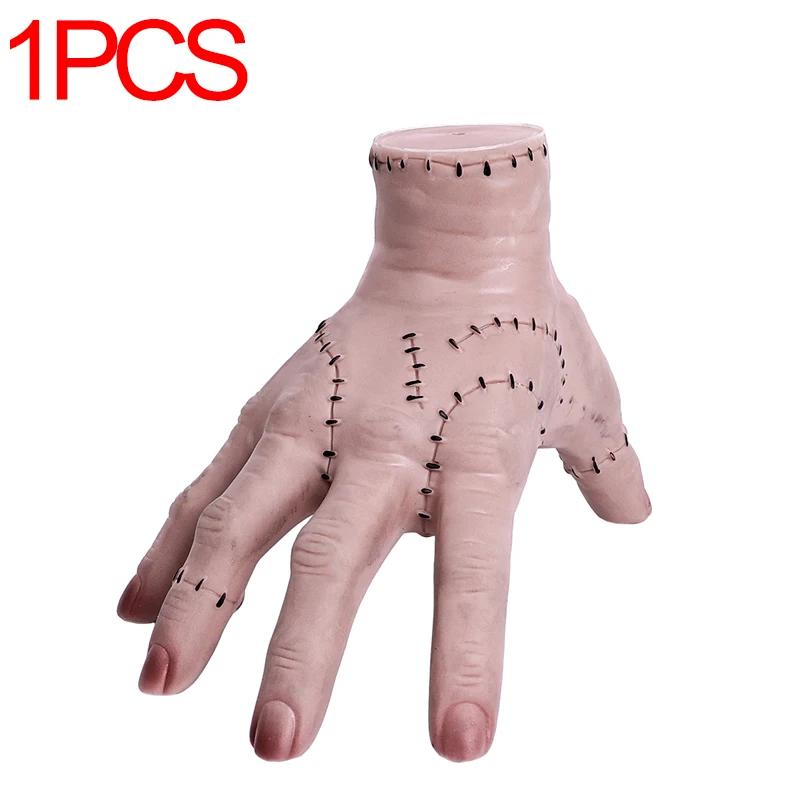 Wednesday Addams Pvc Ding Hand Cosplay Addams Familie Figurine Woondecoratie Bureau Ambachten Halloween Feest Kostuum Rekwisieten