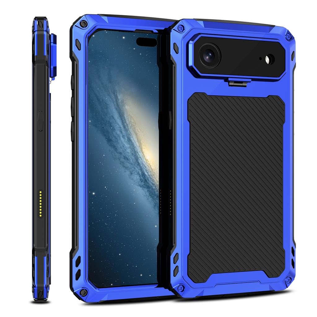 Camera Lens Cover Stand Metal Magnetic Case for IPhone 17 16 15 Plus 14 Pro Max Air 16e 17e Heavy Duty Aluminum Shockproof Cover