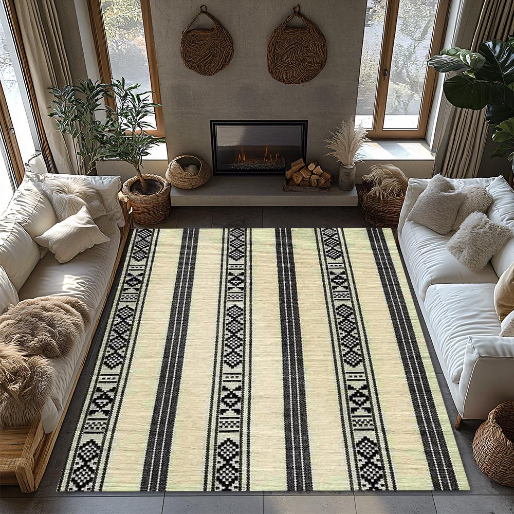 Area Rug Vintage Persian Style Non Slip Washable Floor Mat Living Room Bedroom Decor Home Accent Carpet Bohemian Chic Modern Far