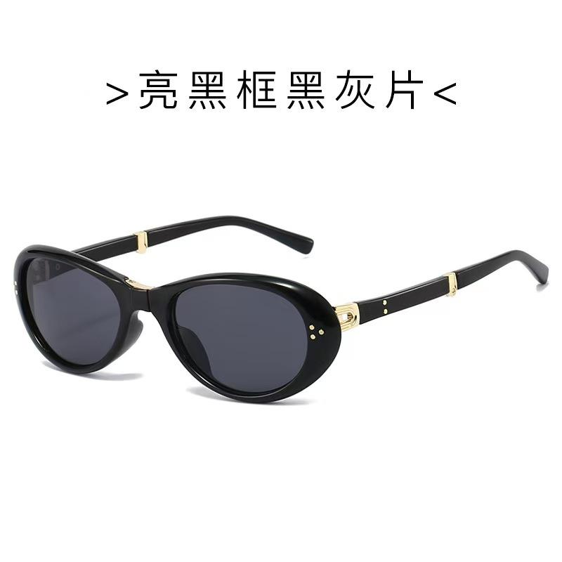 

Oval Shape Foldable Sun Glass For Men Korean Style Anti-Reflective Sunglasses For Woman Fashion Travelling Female Sunglass