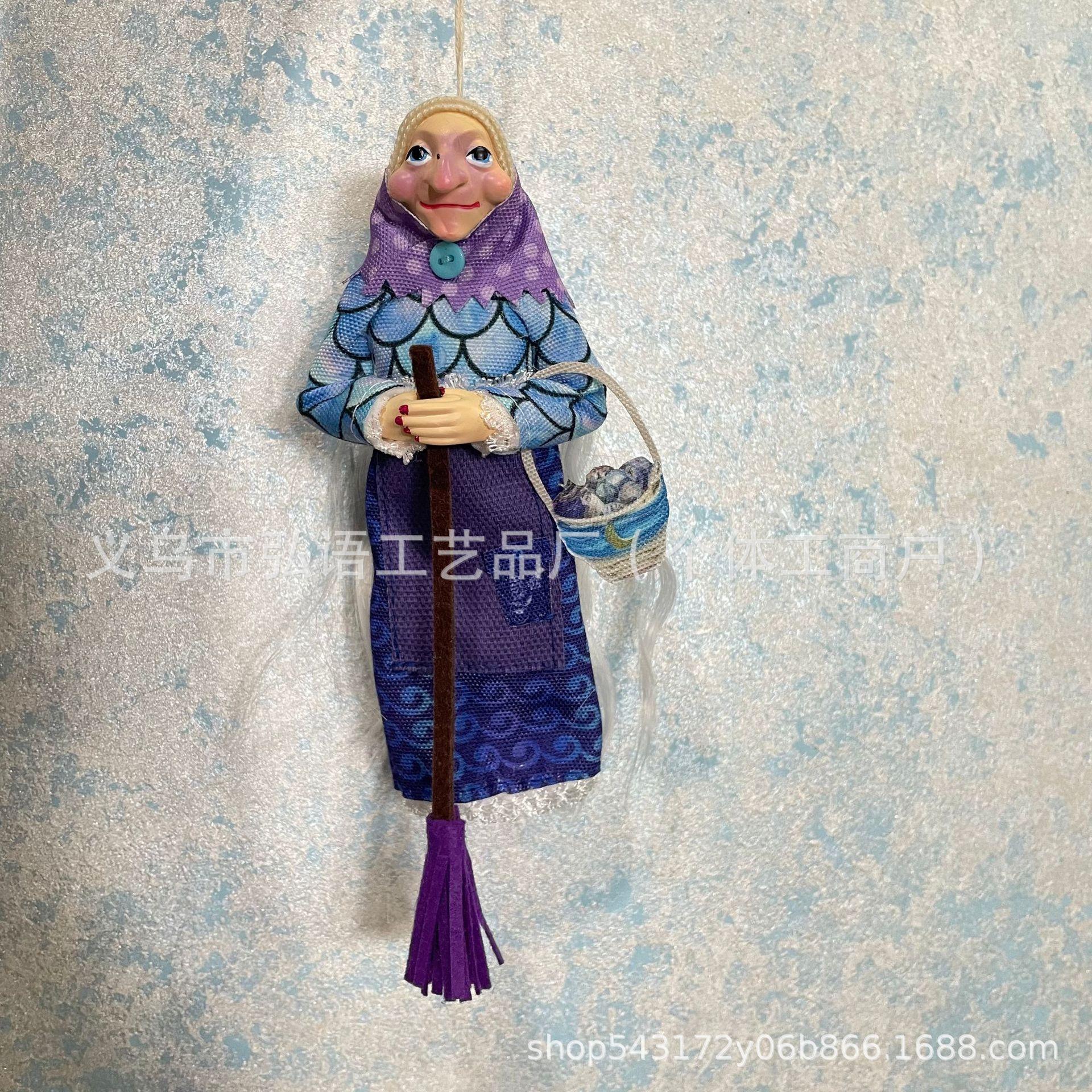 

Кукла Кухонная Ведьма ручной работы Креативная кухонная смоляная кукла ведьмы flat model