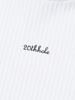 20TH HOLE Women'S Ribbed Mock Neck Short Sleeve Base Layer [White]