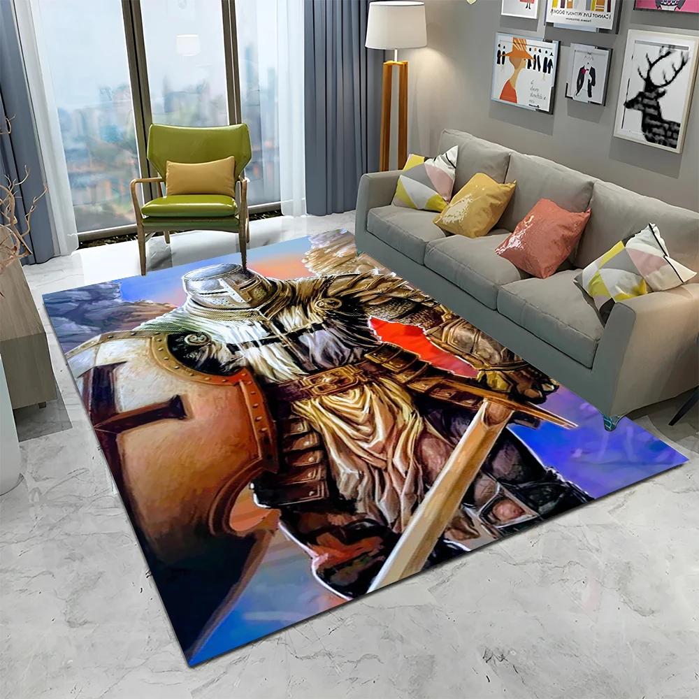 Rycerz Templariusz Krzyżowiec Gry Dywanik do Domu Salonu Sypialni Sofy Wycieraczka Dekoracja, Dywanik Obszarowy Antypoślizgowa Mata Podłogowa