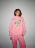 European Heavyweight Autumn Women's Trendy Hoodie - Casual Loose Fit, Hot Stamping, Long Sleeve, Mid-High Neck.