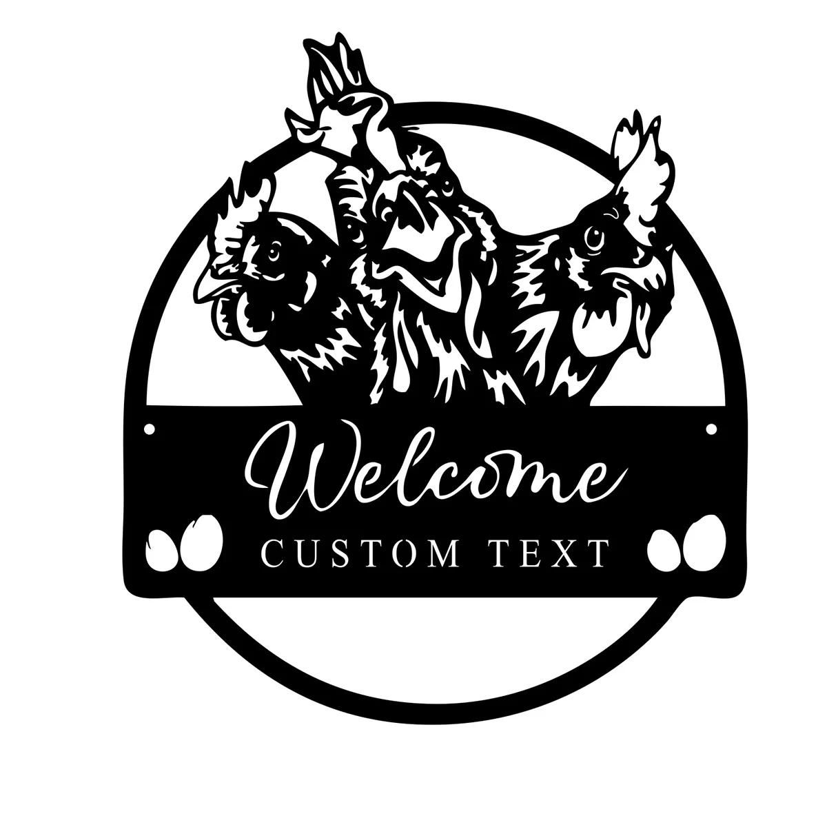 

Ретро Металлическая Вывеска Курица , Фермерское Настенное Искусство, Декор для Сарая и Дома, Приветственная Вывеска для Прихожей, Винтажная Жестяная Вывеска с Птицей чёрный