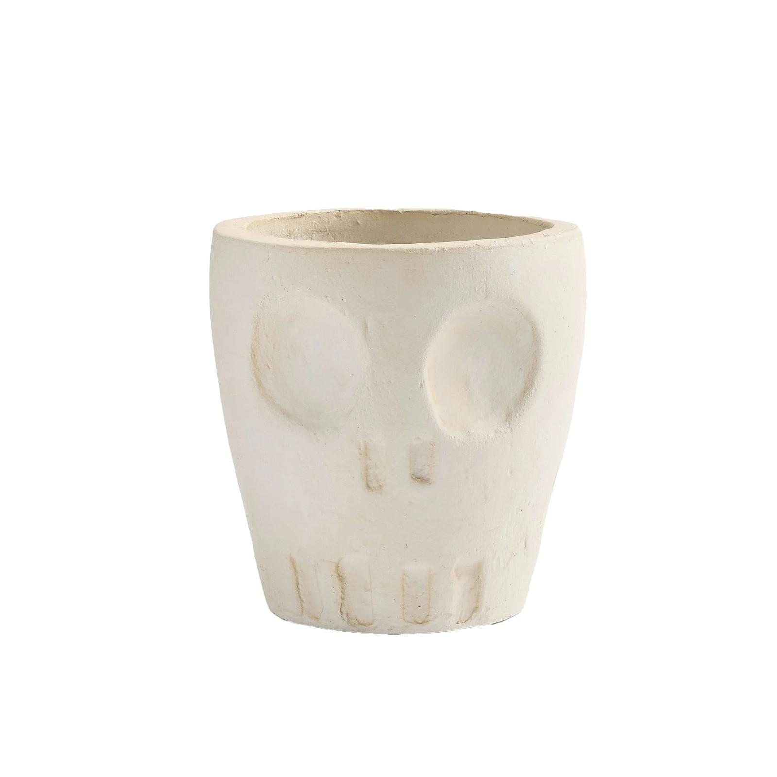 

7 Inch Halloween Planter, Novelty Halloween Desktop Home Yard Decoration, Perfect Halloween Vase Decoration One Size білий