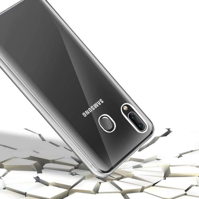 Coque Arrière Silicone - Samsung - Galaxy A20E/A20e - Protection 360° - Transparent - Souple
