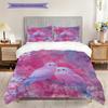 Parrot Pattern Bedding Quilt Set Quilt Cover Pillowcase Home Decoration Birthday Gift (1 * Duvet Cover + 2 * Pillowcase, Without Core)