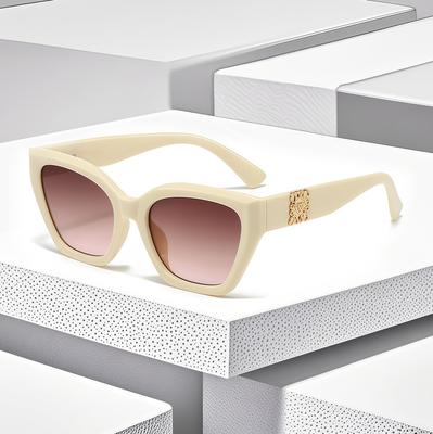 Gafas de Sol Para Mujer  Nuevas Retro Ojo de Gato Parasol Protección Solar Moda Fotografía Callejera Tendencia Gafas de Sol para Coche 3198