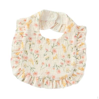 Baby Lätzchen Sabbern Rüschen Design Atmungsaktiv Leicht zu Reinigen Bandana Sabber Spucktücher für Jungen