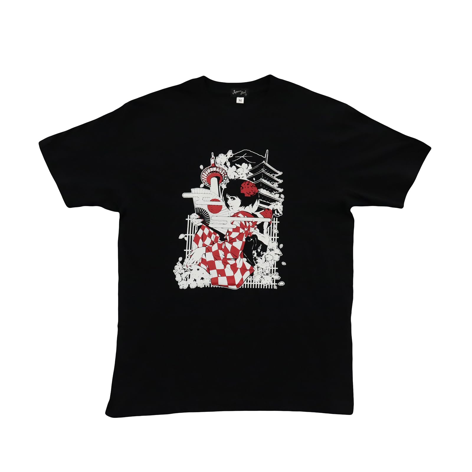 Japanese Souvenir Kyoto S Black Shin-ei [T-shirt Girl]