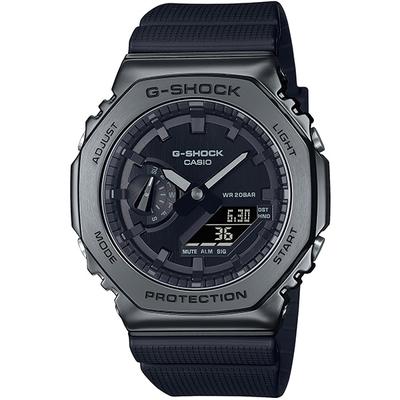 Herreur G-SHOCK GM-2100BB-1AJF [G-SHOCK Metal Covered Series Blackout] Rundt Ur Sort