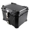 Universal Black 45L Motorcycle Adventure Aluminum Top Case Tail Box Luggage