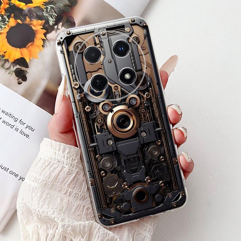For Huawei Nova 13i 12i Case Cute Animal Tiger Lion Dragon Cartoon Phone Cover On Nova13i Nova12i Soft Silicone Clear Coques