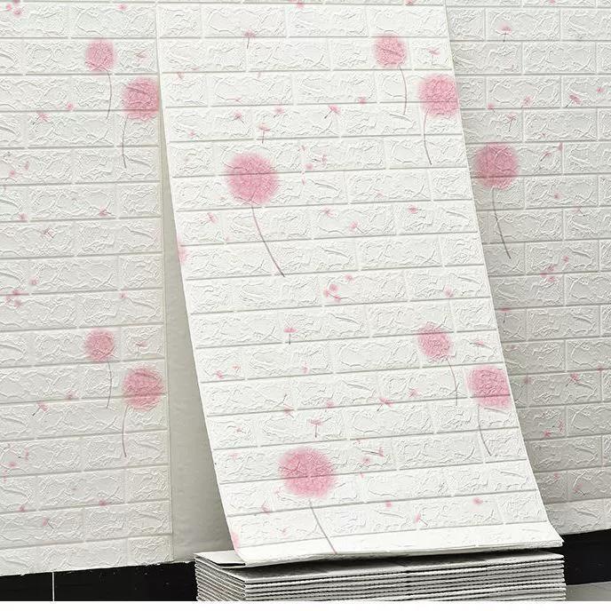 70cm Brick Pattern Self-Adhesive Wallpaper Waterproof 3D Wall Sticker Modern TV Background Home Decorative Wallpaper