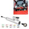 Motorcycle Steering Damper Adjustable Universal Fit Increase Stability Steering Stabilizer for Motor