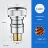 Lindong Universal Washing Machine Faucet with Anti-Detachment Stop Valve
