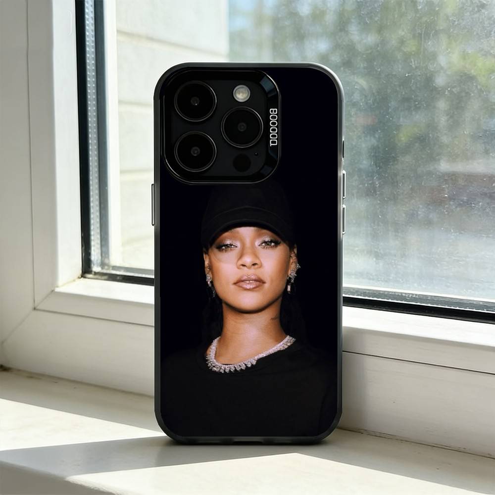 Hot S-singer R-Rihannas Phone Case For iPhone 17,16,15,14,13,12,11 Plus,Pro Max,XS,Colorful Silver Phone case Funda Cover