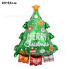 Christmas Balloons Special-Shaped Aluminum Film Balloons Santa Claus Merry Christmas Arrangements Christmas Eve Decorations