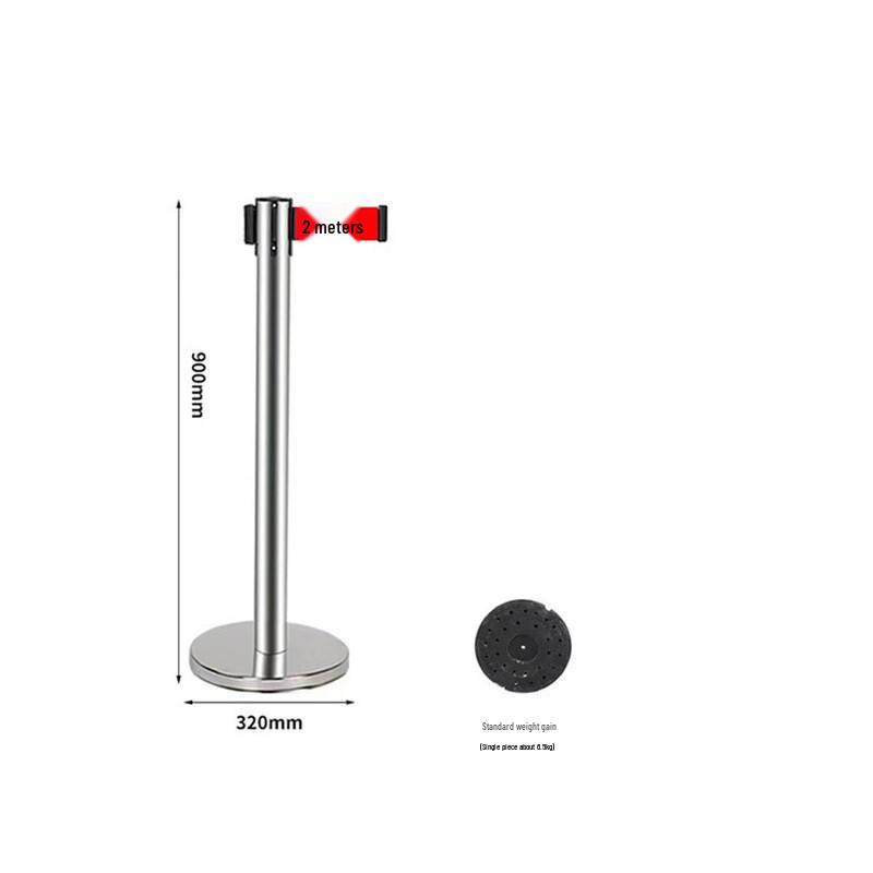 SANSHENG Stainless Steel Ret retractable Belt Stanchion 1