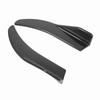 2Pcs Rear Trunk Spoiler 41.5cm Reduce Wind Resistance Trunk Wing Spoiler Universal for Automobiles Carbon Fiber Style