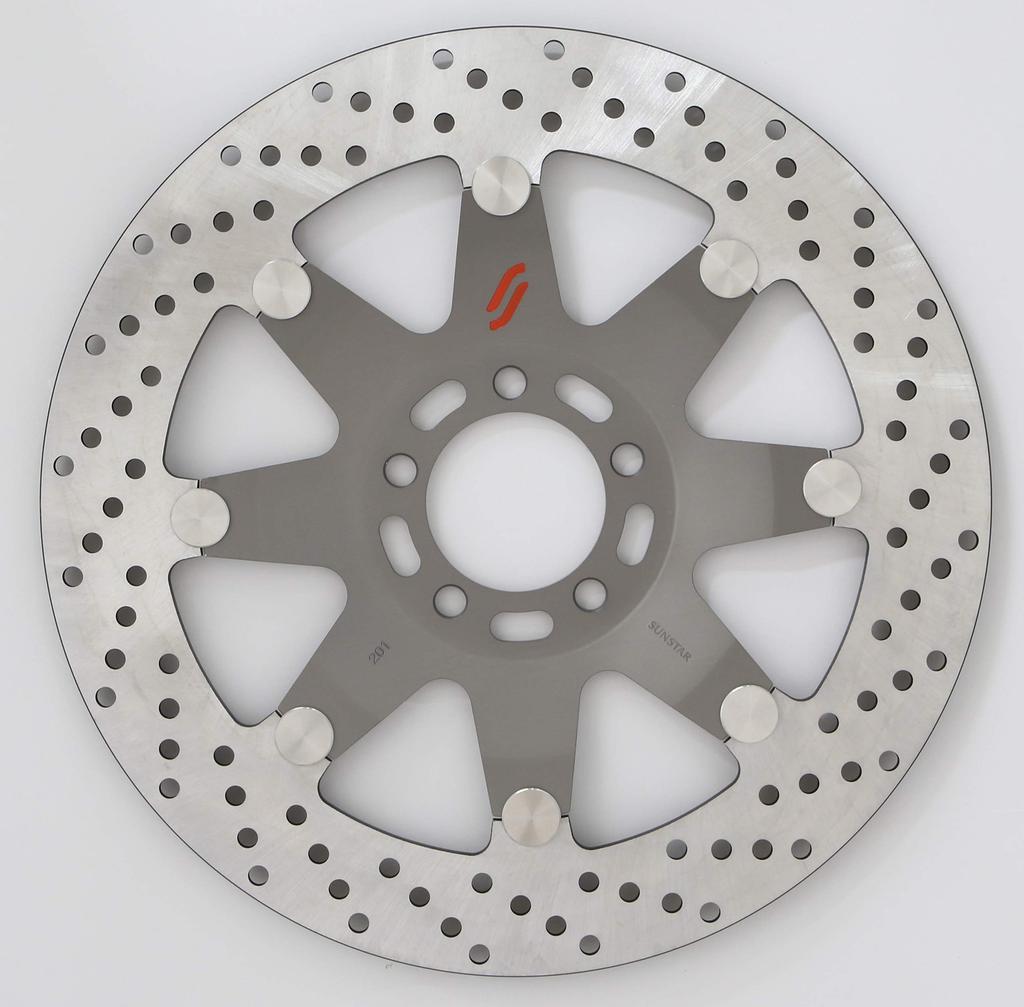 SUNSTAR Neo Classic Front Brake Disc LVA201WR Right (Hole Type, Side)