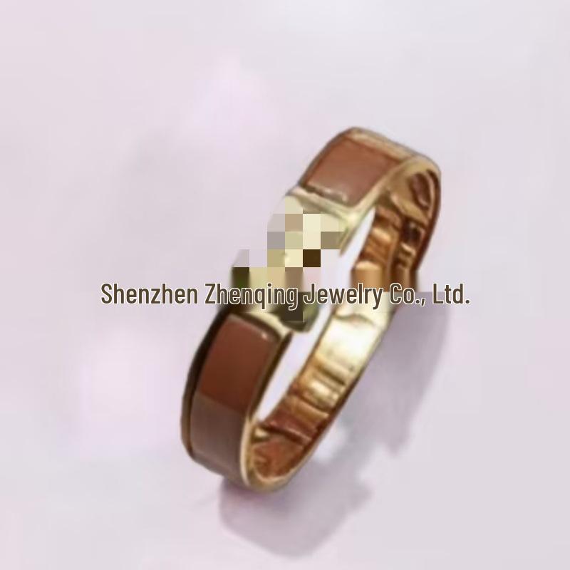 Náramek s písmenem H pozlacený 18k smaltovaný - Klasická móda, Více barev, Ideální pro páry