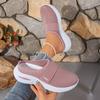 2026 Spring New Mesh Women's Shoes Breathable Fly-woven Single Shoes Half-drag Casual Shoes Flat Heel One-pedal Comfortable Women's Shoes
