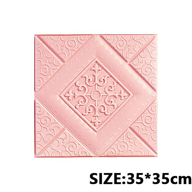 Room Home Decoration for Bedroom 35*35cm PVC Wallpaper Sticker Wall Stickers Decorative Wall Decals Adhesive Waterproof Painting