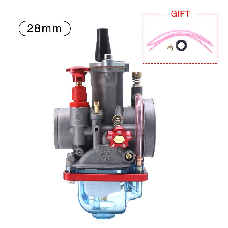 ZSDTRP Universal PWK 21 24 26 28 30 32 34 2T 4T Engine Carburetor Carburador With Power Jet For Koso OKO Keihin 75cc-350cc