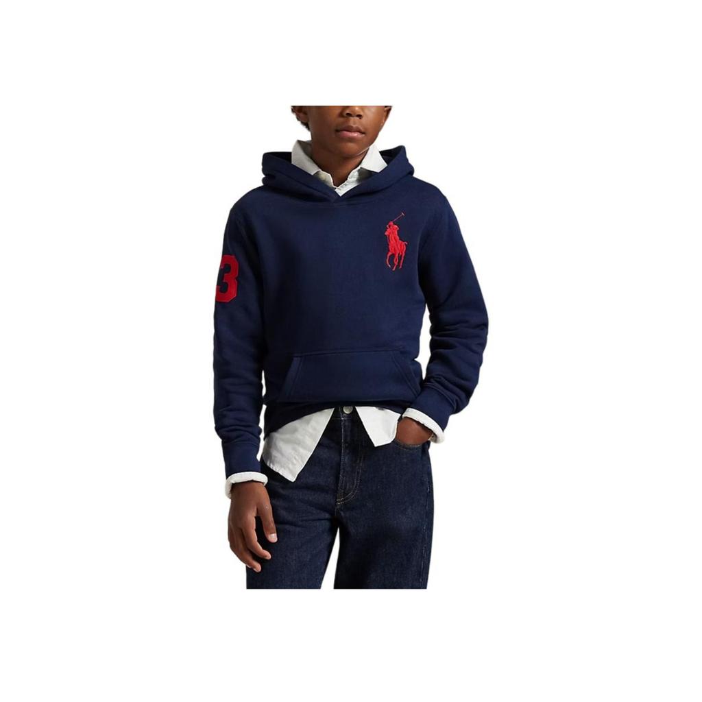 Polo Ralph Lauren Embroidered Long Sleeve Hoodie Kids Hoodies Blue 323979316-005