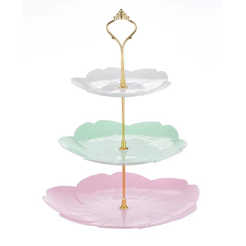 Европейская 3-ярусная подставка для фруктов и десертов