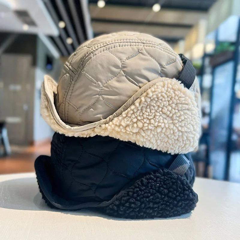 Reversible Aviator Trapper Hat - Waterproof Winter Cap with Earflaps for Skiing&Cold Weather,Windproof &Reversible Style for Men