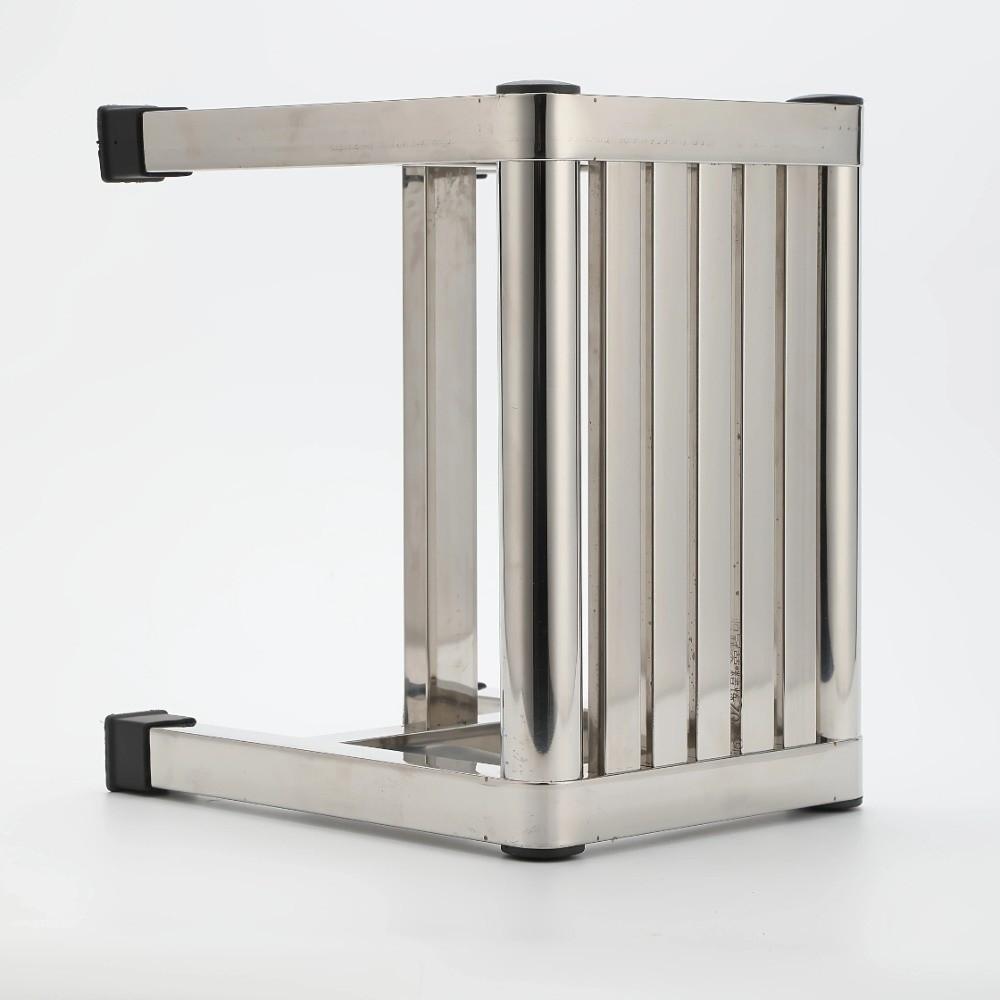 Stainless Steel Square Stool Thick Structure Anti-Slip Stool Portable Stainless Steel Stool Indoor