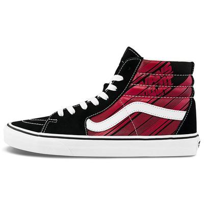 Sk8 High Top Skate Shoes Unisex Sneakers Black Red VN0A4U3C2C5