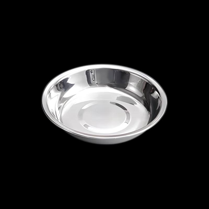 Jiwanggu 201 Stainless Steel Round Serving Plate